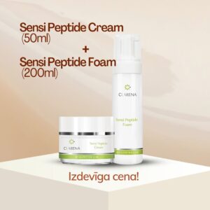 Clarena Sensi Peptide Komplekts (Sensi Peptide Cream 50ml + Sensi Peptide Foam 200ml)